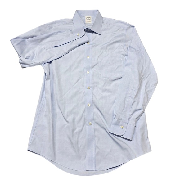 Brooks Brothers 2 Shirt Bundle Extra Slim Fit Non Iron Dress Shirt Size 16 33 - Picture 2 of 10